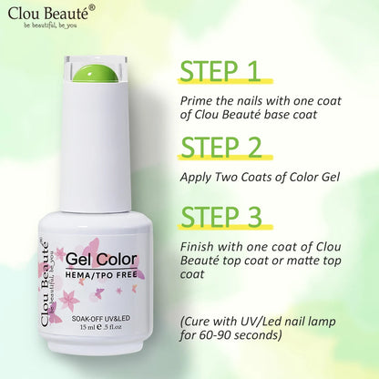 Gel Polish UV LED Gel HEMA TPO FREE