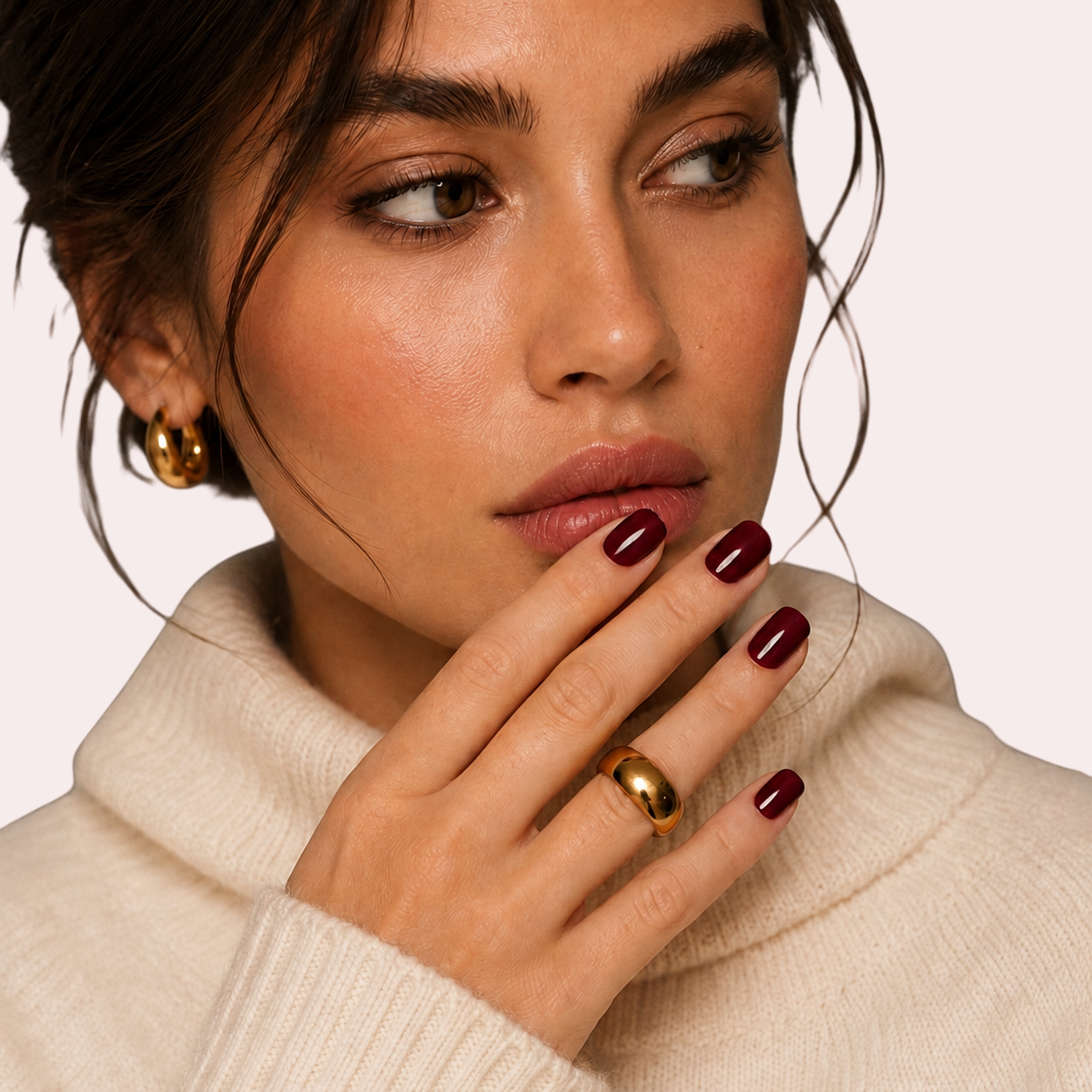 GlossyTips - Royal Merlot plaknagels