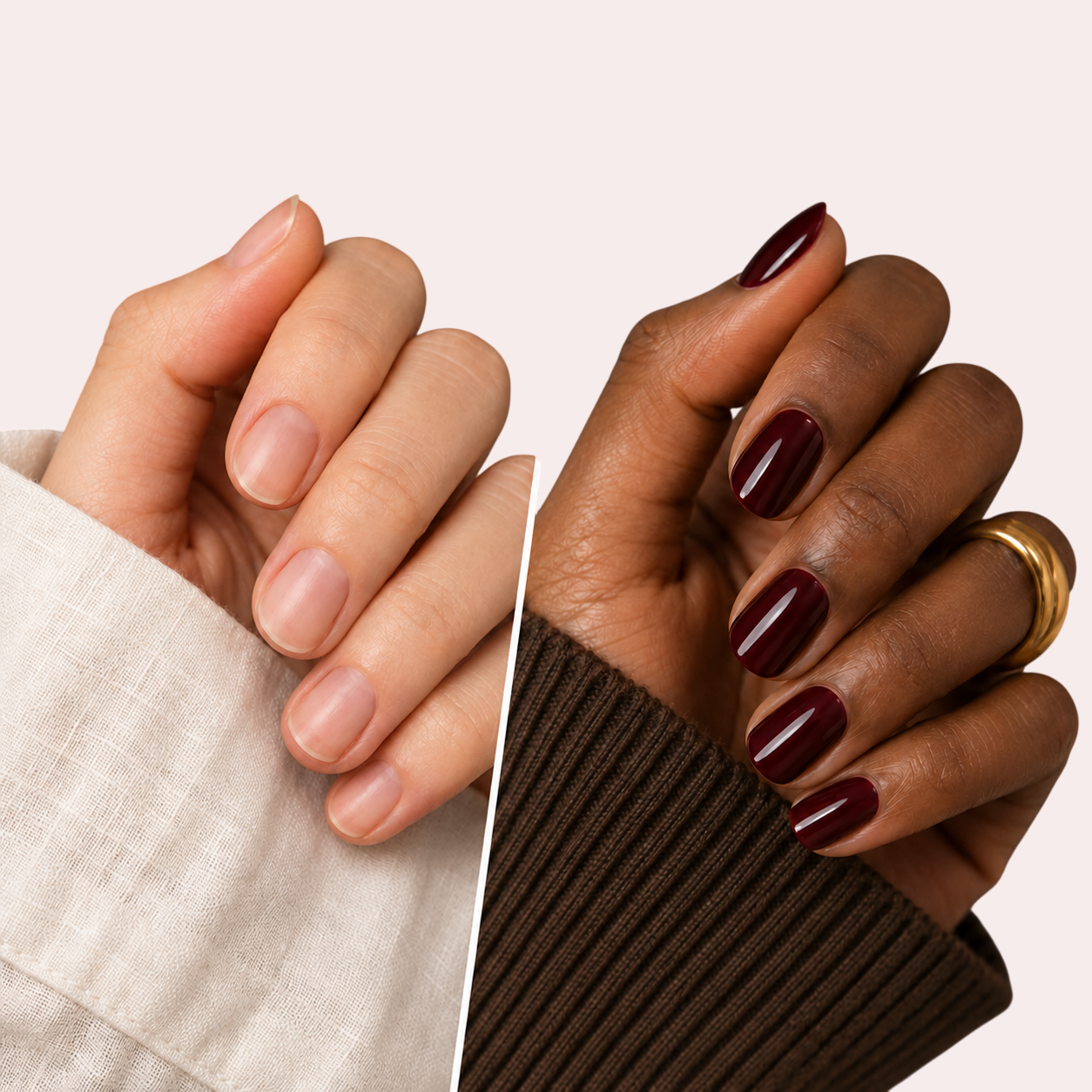 GlossyTips - Royal Merlot plaknagels